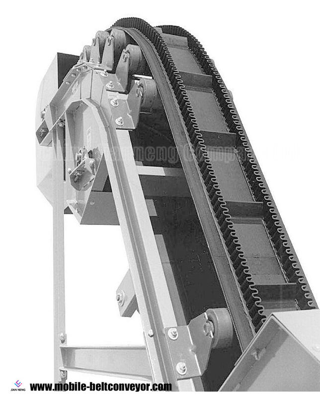 Grande sistema móvel da correia transportadora de capacidade de carga com Sidewall ondulado