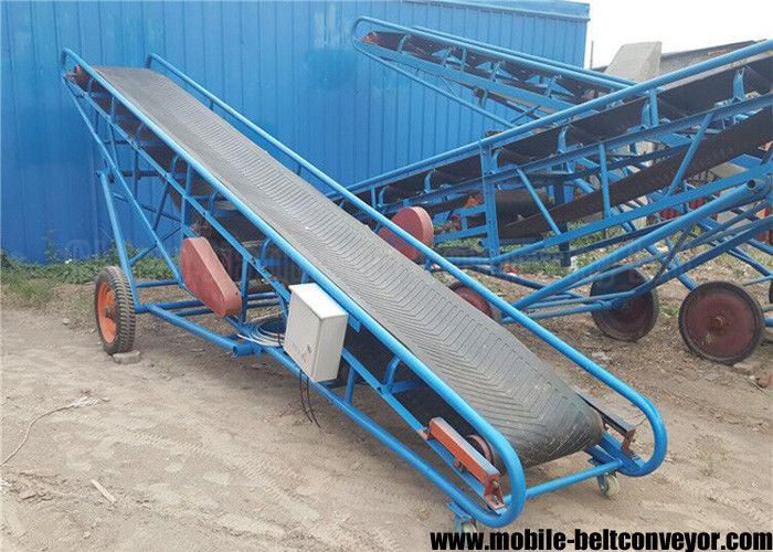 Sistemas de transporte de correia portáteis maiorias da carga, transportes de correia portáteis claros para materiais de maioria