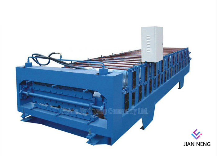 Máquina de rolamento trapezoidalmente de aço colorida do metal, metal automático do controle do PLC que forma a máquina