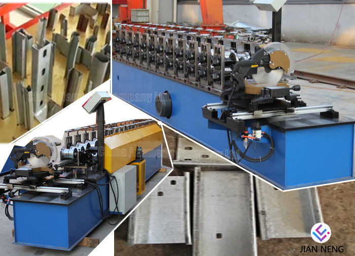 Tipo galvanizado C/rolo Purlin de Z que forma a máquina com sistema hidráulico do corte