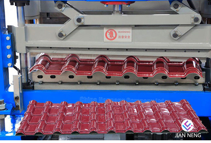Rolo de aço ondulado vitrificado da telha que forma a folha MachineWith do telhado da máquina 18 estações de formação