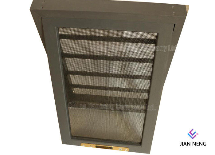 Anti toldo Windows de alumínio do roubo e portas com prova de aço inoxidável do assaltante da malha da segurança