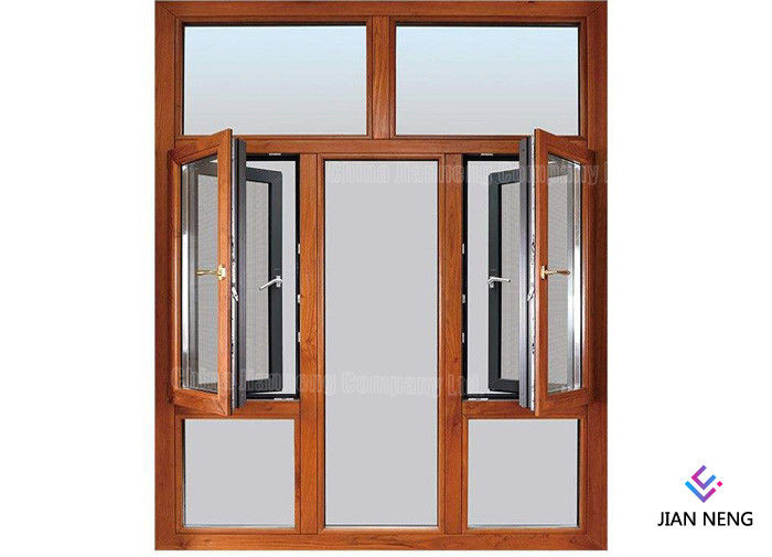 - Ruptura Windows de alumínio e portas 6063 - janela de batente térmica do francês do esmalte do dobro T5