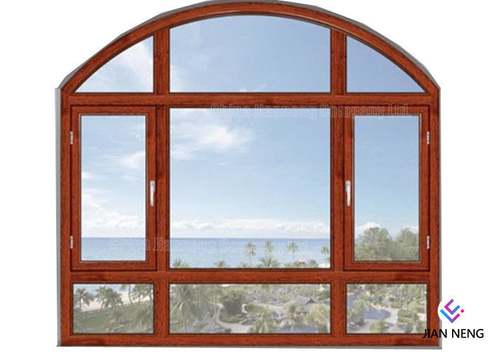 - Ruptura Windows de alumínio e portas 6063 - janela de batente térmica do francês do esmalte do dobro T5