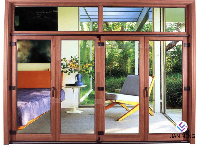Portas de alumínio do caixilho do estilo de Austrália, alumínio que desliza portas do pátio com vidro geado moderado