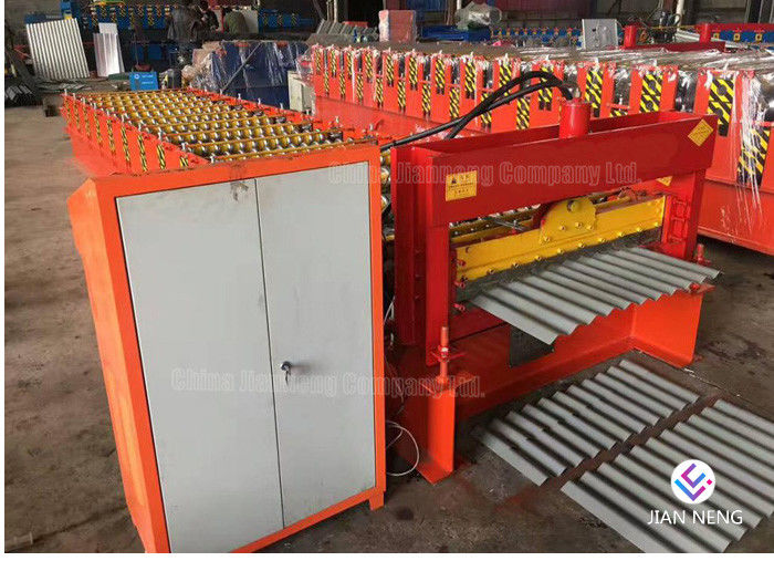 Rolo ondulado que forma a máquina, telhando a folha que faz a máquina 5.5KW