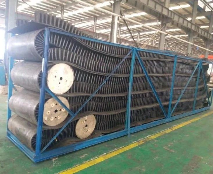 Correias transportadoras de borracha resistentes do EP NN centímetro cúbico do preto para a indústria de carvão de mineração