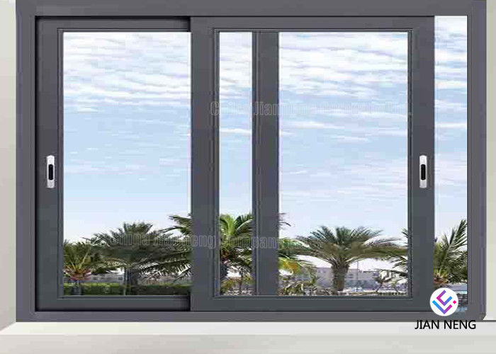 Alumínio vitrificado dobro Windows deslizante para a espessura de parede da casa 1.4mm~3.0mm