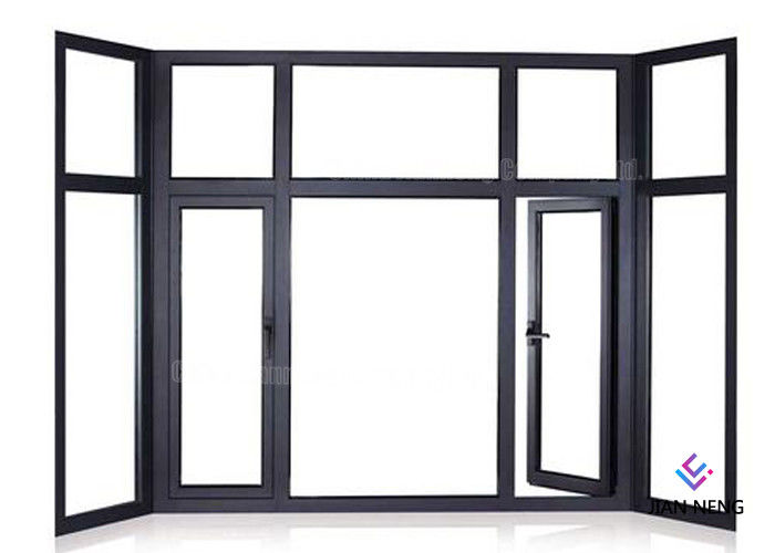 Janela de alumínio do perfil de vidro à prova de som e porta Windows e tamanho padrão das portas